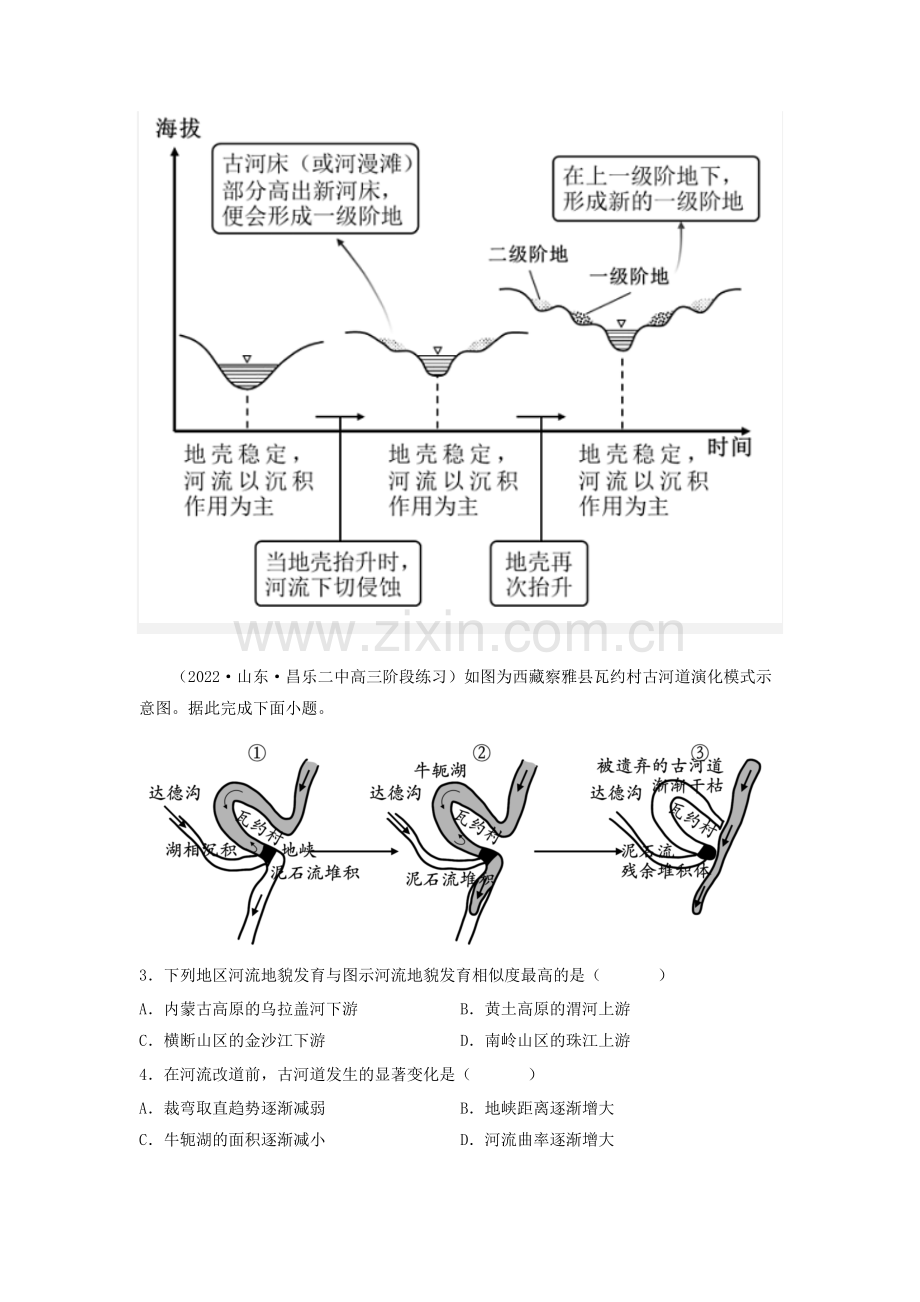 易错点05-地表形态的塑造(通关试题)(解析版).docx_第2页