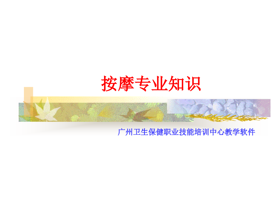 按摩专业知识xin.ppt_第1页