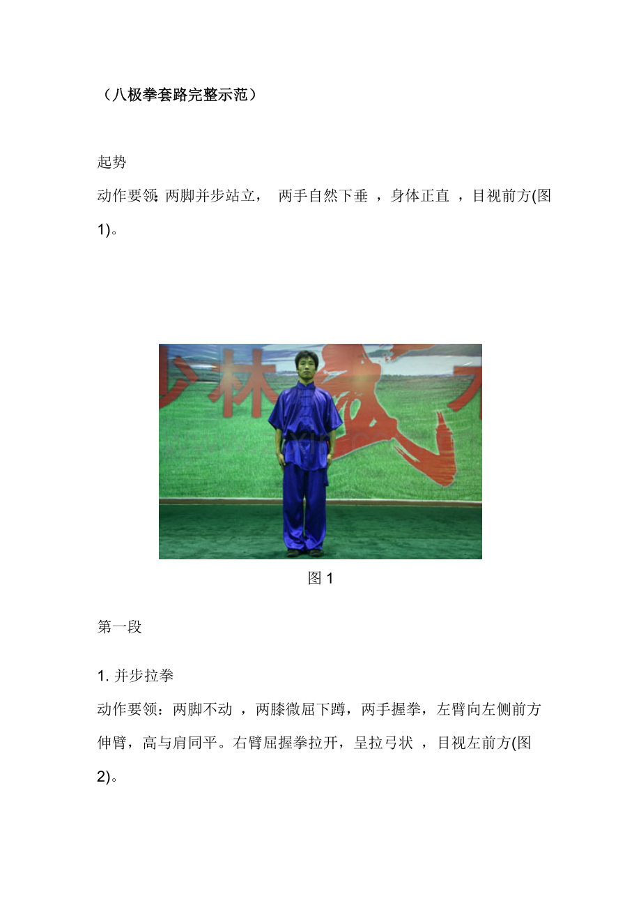 八极拳套路完整示范.doc_第1页