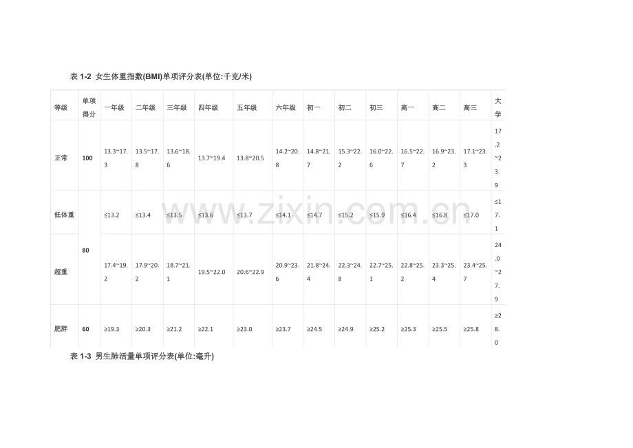 体育健康测试标准.doc_第2页