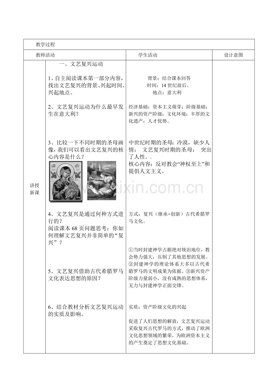 九年级历史人教版第14课、文艺复兴运动.doc_第2页