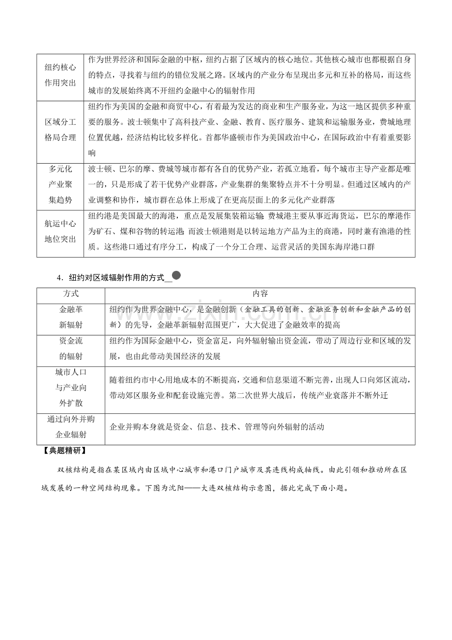 4-4-城市的辐射功能(讲练).docx_第2页