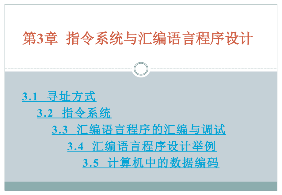 第3章指令系统与汇编语言程序设计.ppt_第1页