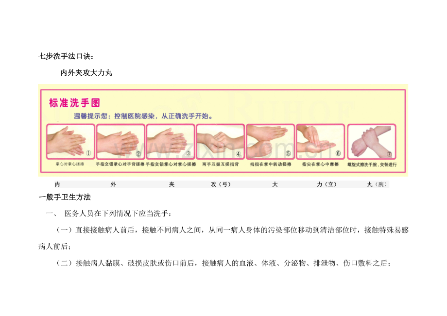 七步洗手法口诀.doc_第1页