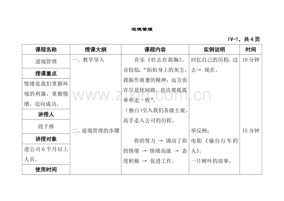 情绪管理在逆境中的具体表现.docx_第1页
