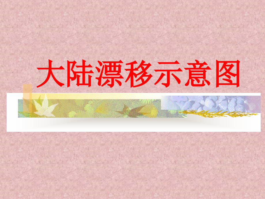 大陆漂移示意图.ppt_第1页