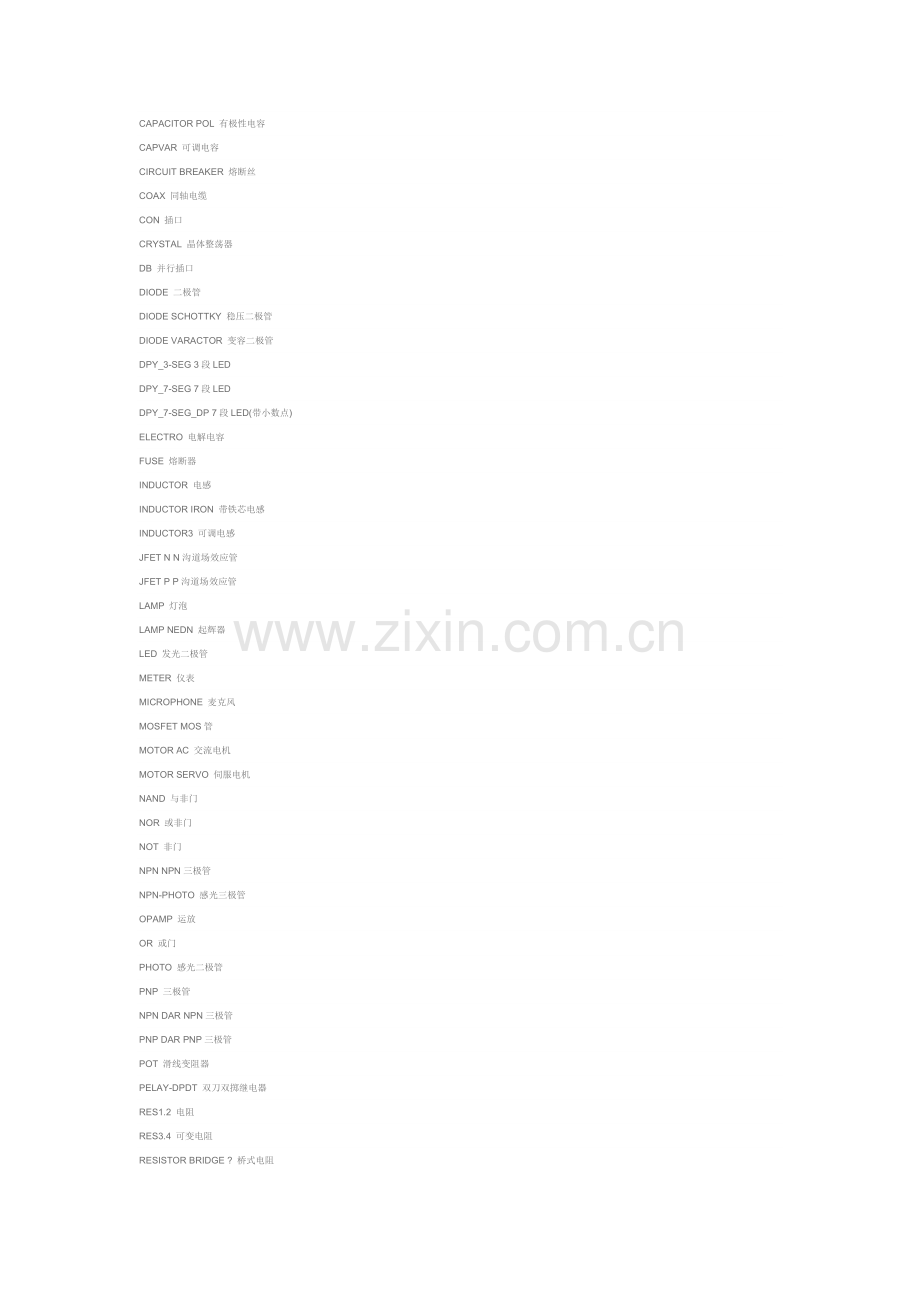 protel 99se 中的常用元器件.doc_第2页