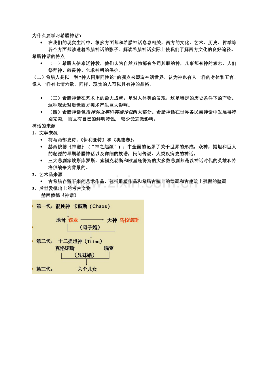 希腊神话笔记.doc_第1页