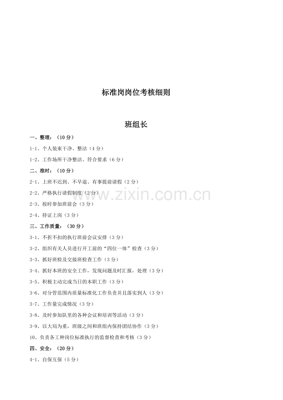 某公司岗位考核细则.docx_第2页