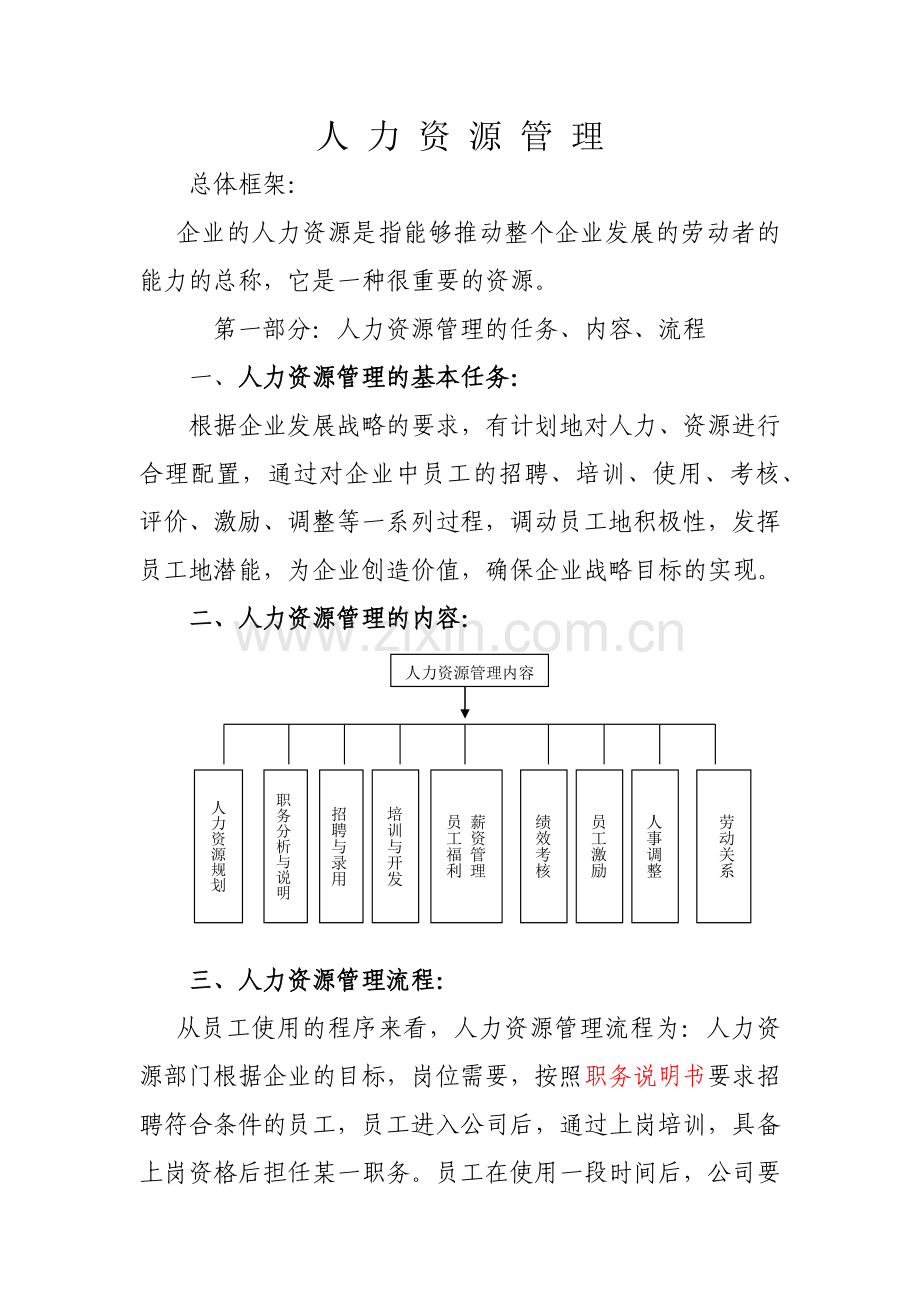 新汇集团人力资源管理.docx_第1页