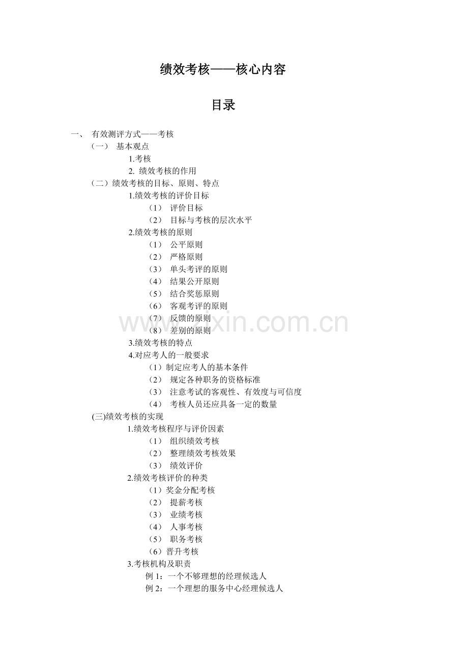 绩效考核核心内容).docx_第1页