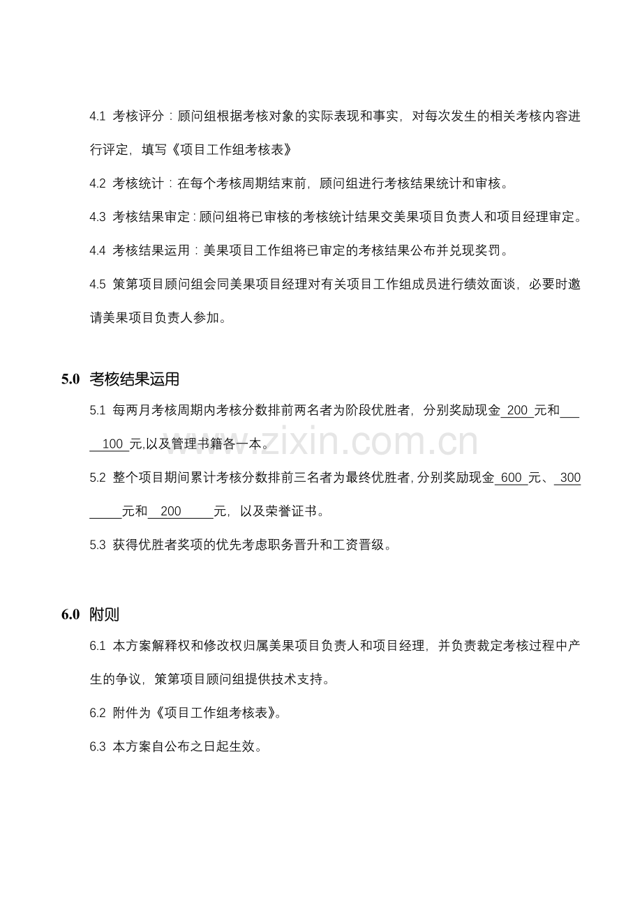 项目工作组考核方案.docx_第2页
