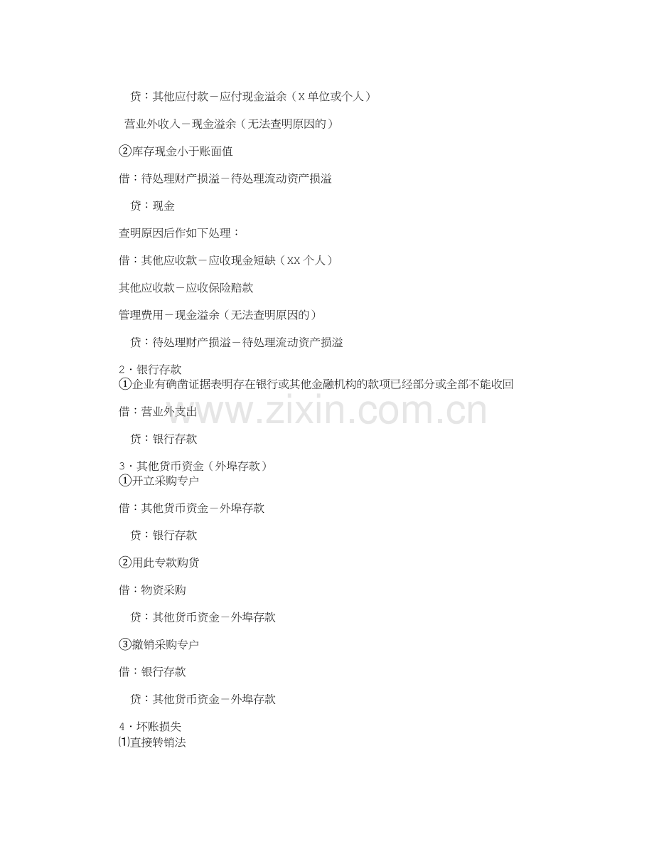 常用会计分录培训资料.docx_第2页