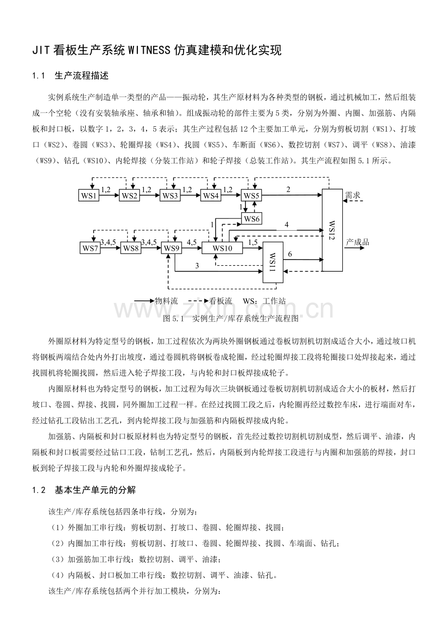 JIT看板生产系统WITNESS仿真建模和优化实现..docx_第1页