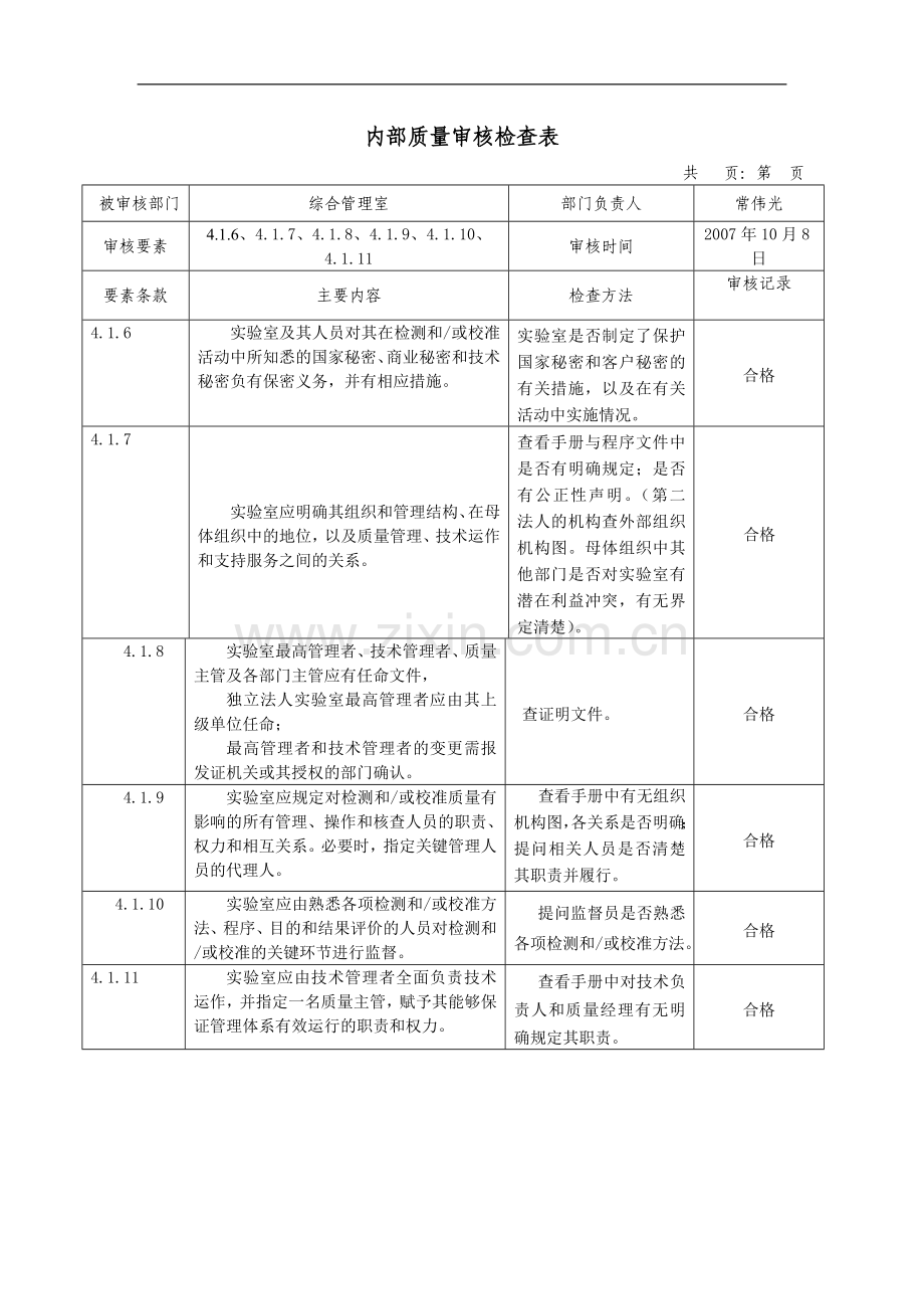 内审检查表实用版.doc_第2页