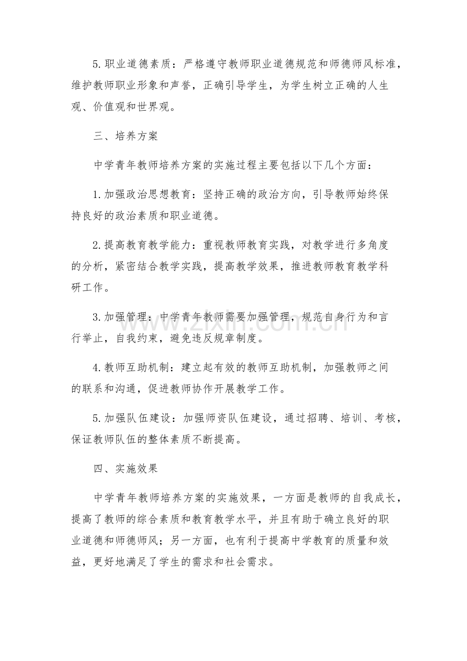 中学青年教师培养方案.docx_第2页