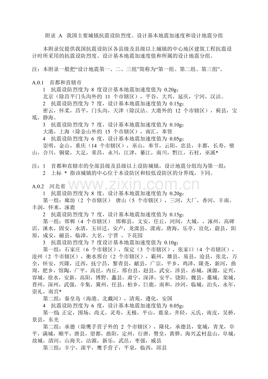 全国地震列度.doc_第1页
