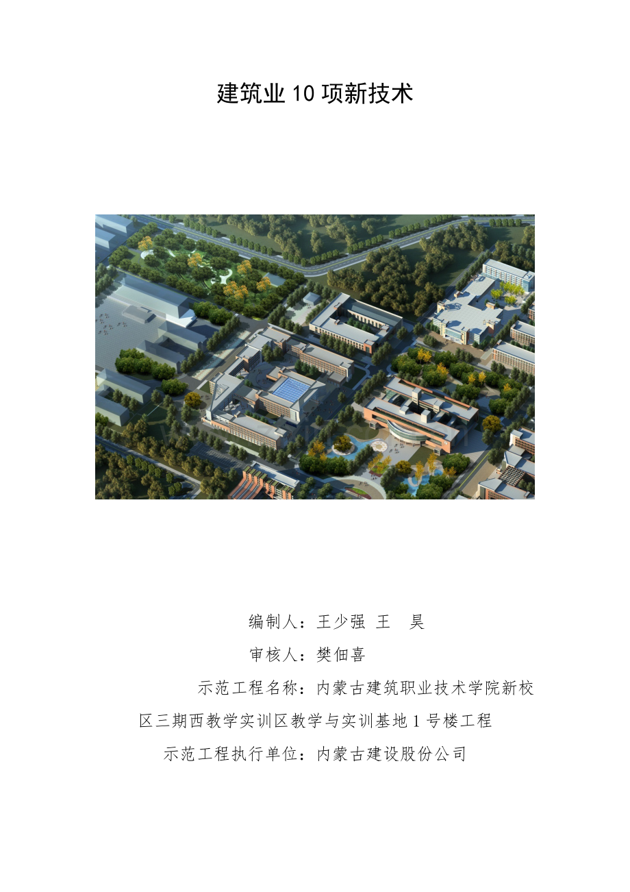 建筑业10项新技术概论.docx_第1页