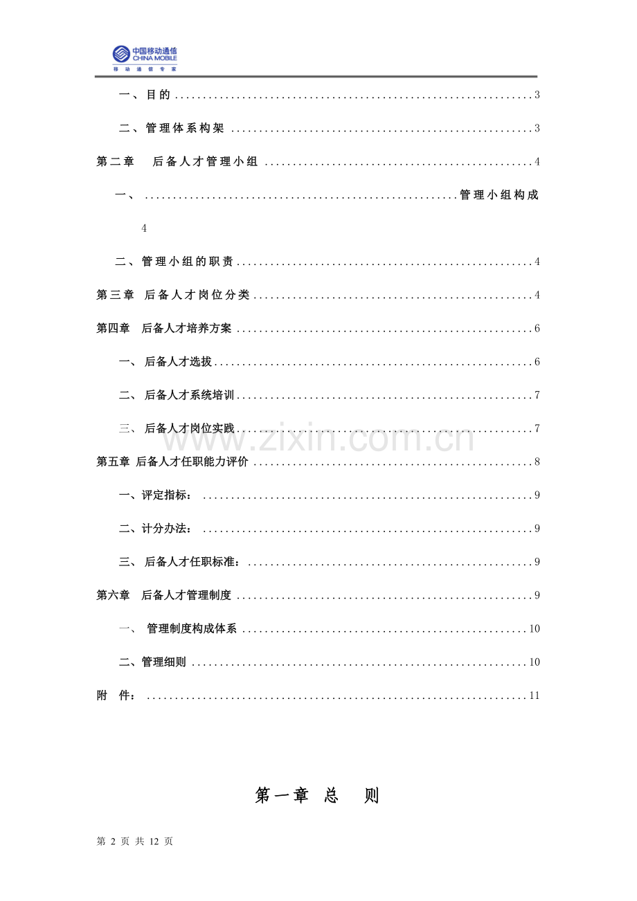 储备人才管理体系(中国移动公司).doc_第2页