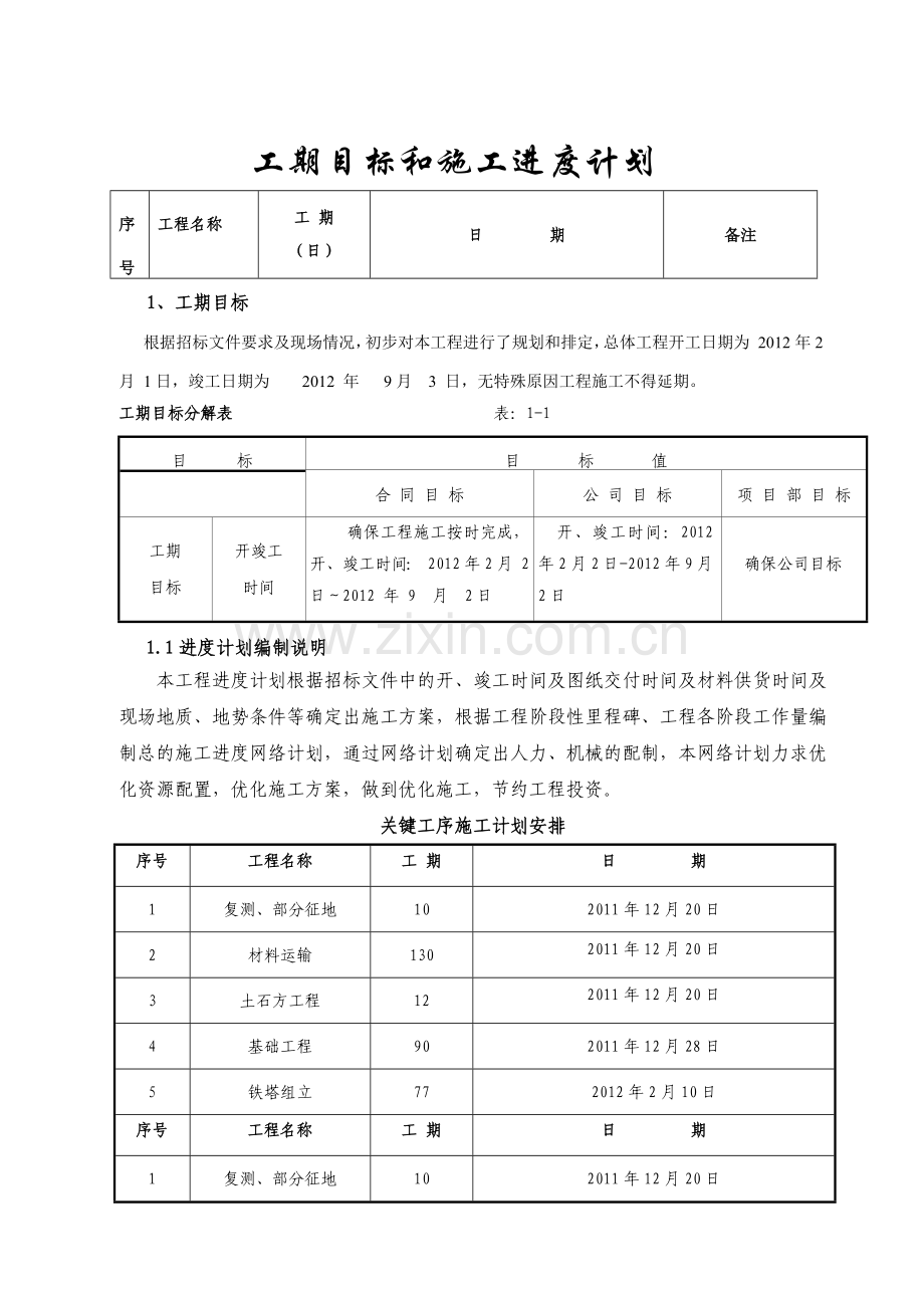 SXMX6 施工进度计划报审表.docx_第2页