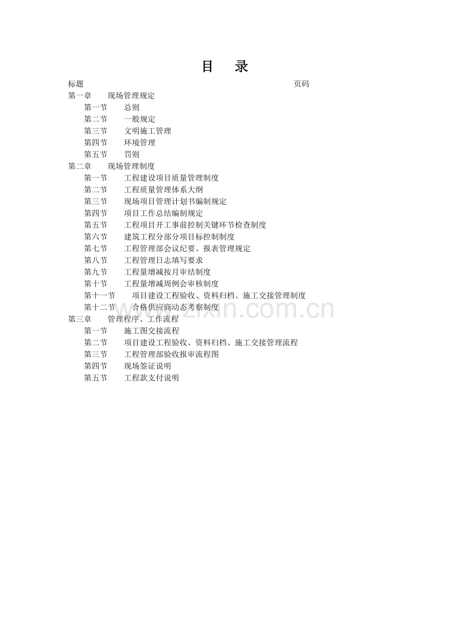某房地产公司现场管理规定.docx_第1页