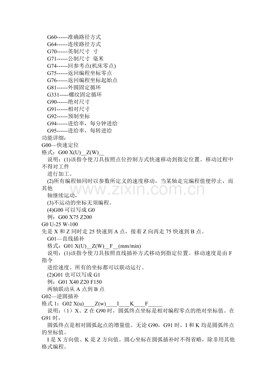 FANUC数控系统常用M代码：.doc_第2页