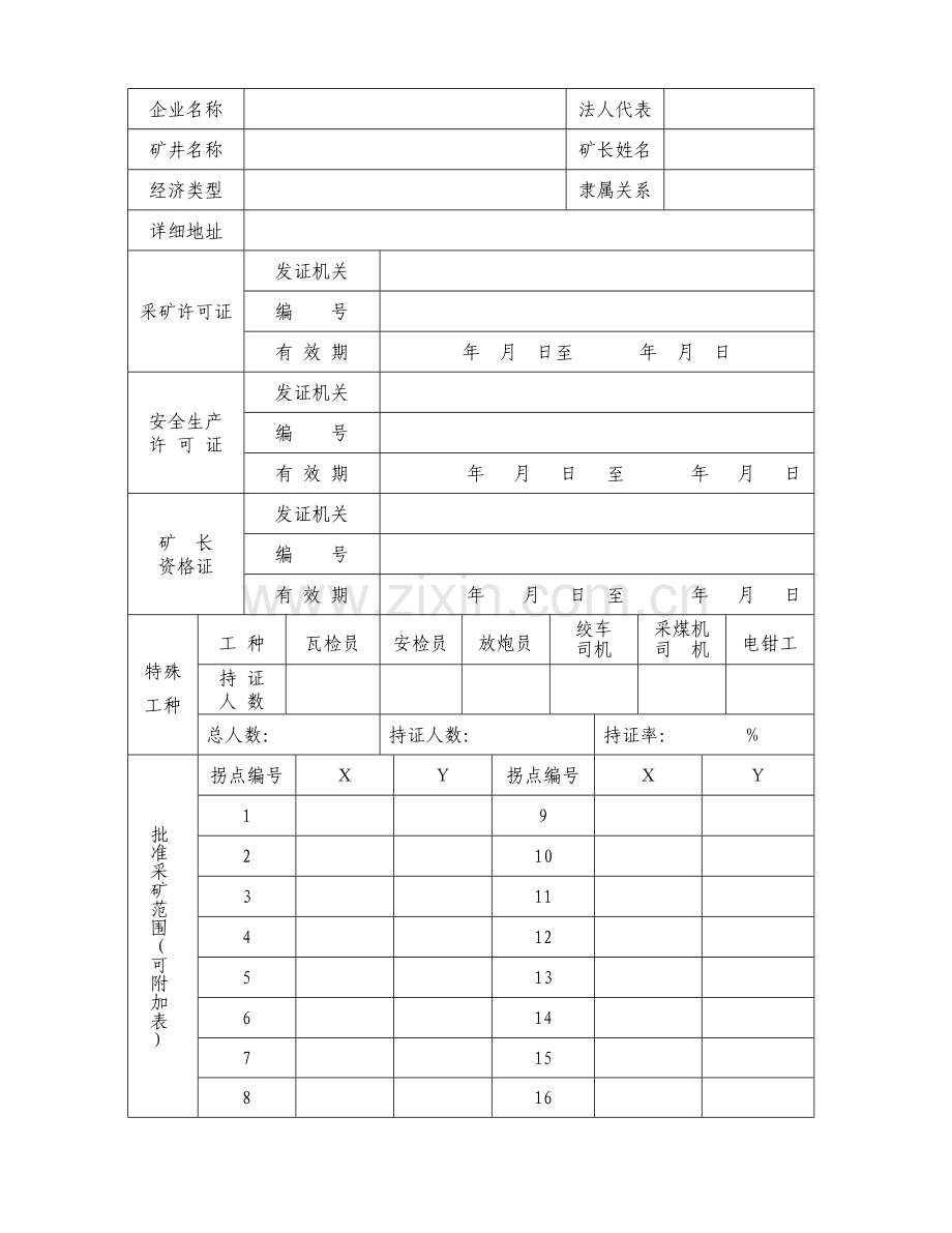 煤炭生产许可证延期、变更、年检申请表.docx_第2页