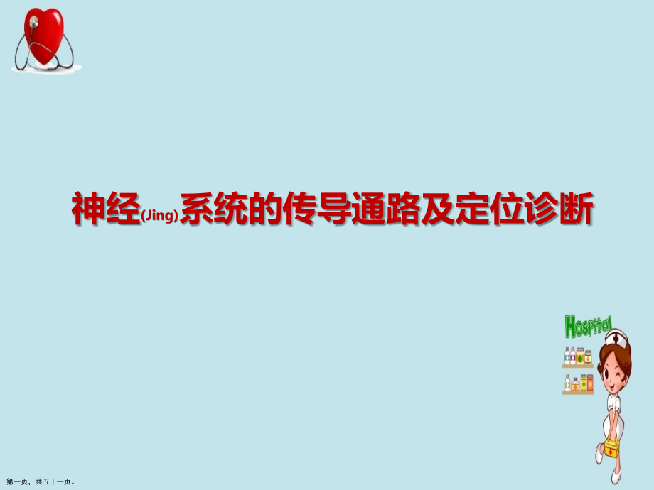 神经系统的传导通路及定位治疗教学.pptx_第1页