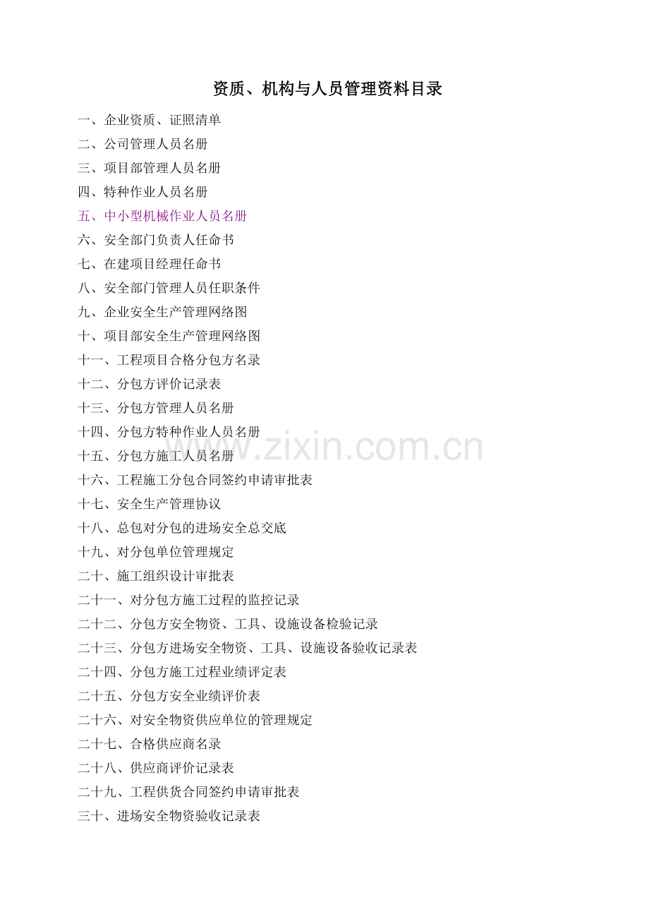 安全生产资质、人员与机构管理内容,表式.docx_第2页