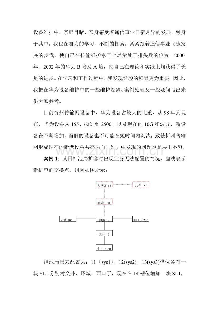华为SDH设备维护操作经验分享.docx_第2页