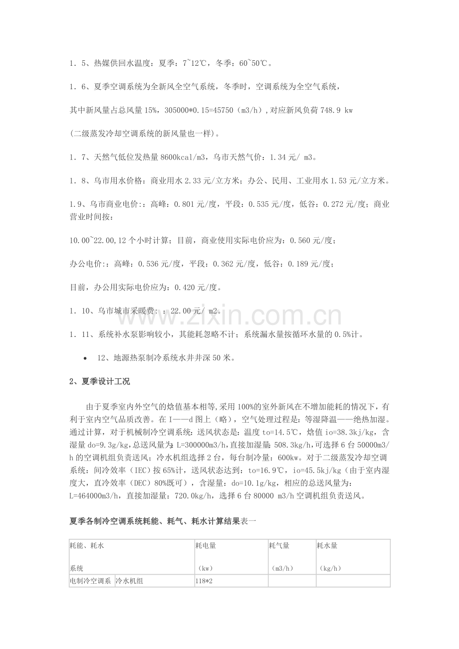 乌鲁木齐四种冷源空调系统的运行费用比较.doc_第2页