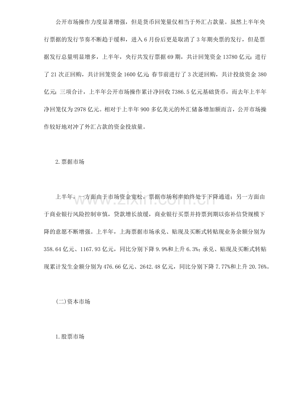 某某年上半年上海金融市场分析报告.docx_第2页