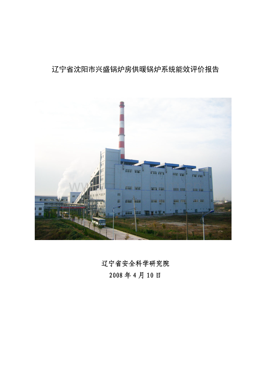 沈阳市兴盛锅炉房供暖锅炉系统能效评价报告.docx_第1页