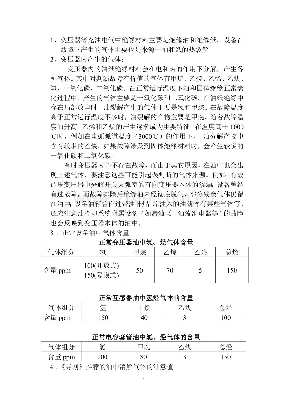 变压器油气相色谱分析.doc_第2页