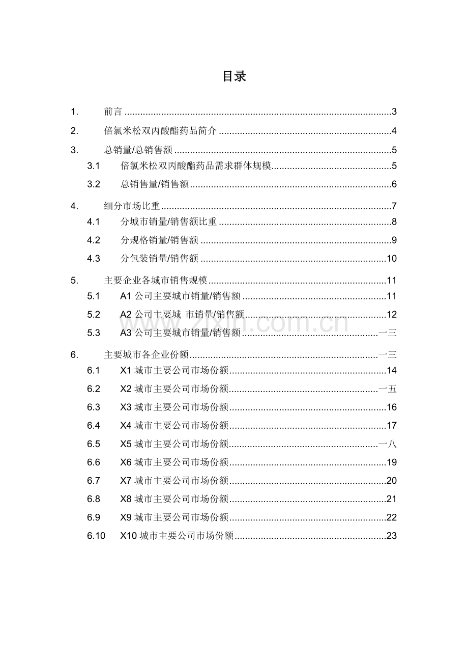 倍氯米松双丙酸酯药品销售数据报告.docx_第2页