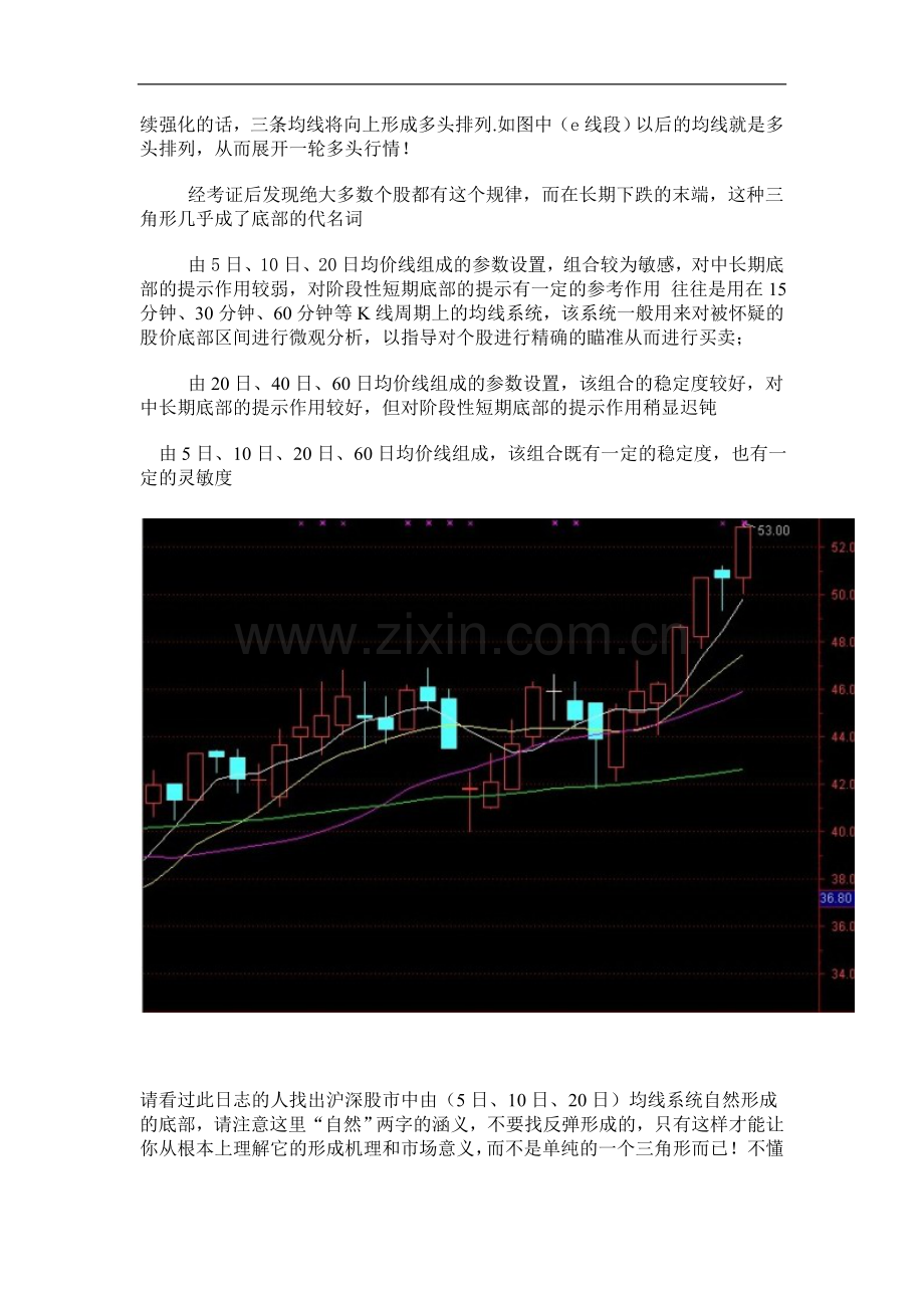 第二课 均线交叉形成的三角型价托.doc_第2页