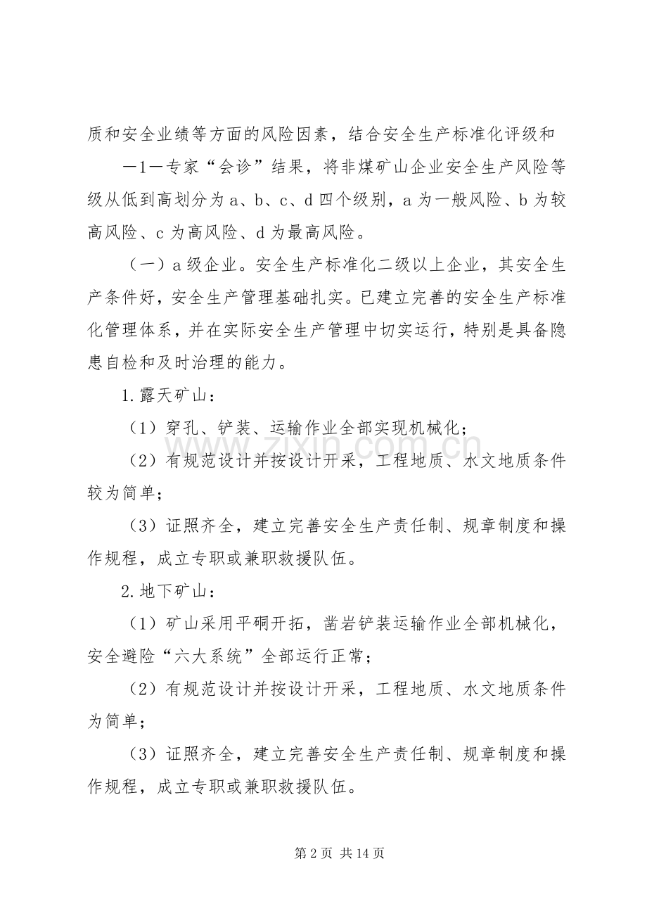 《非煤矿山企业安全生产十条规定》 (2).docx_第2页