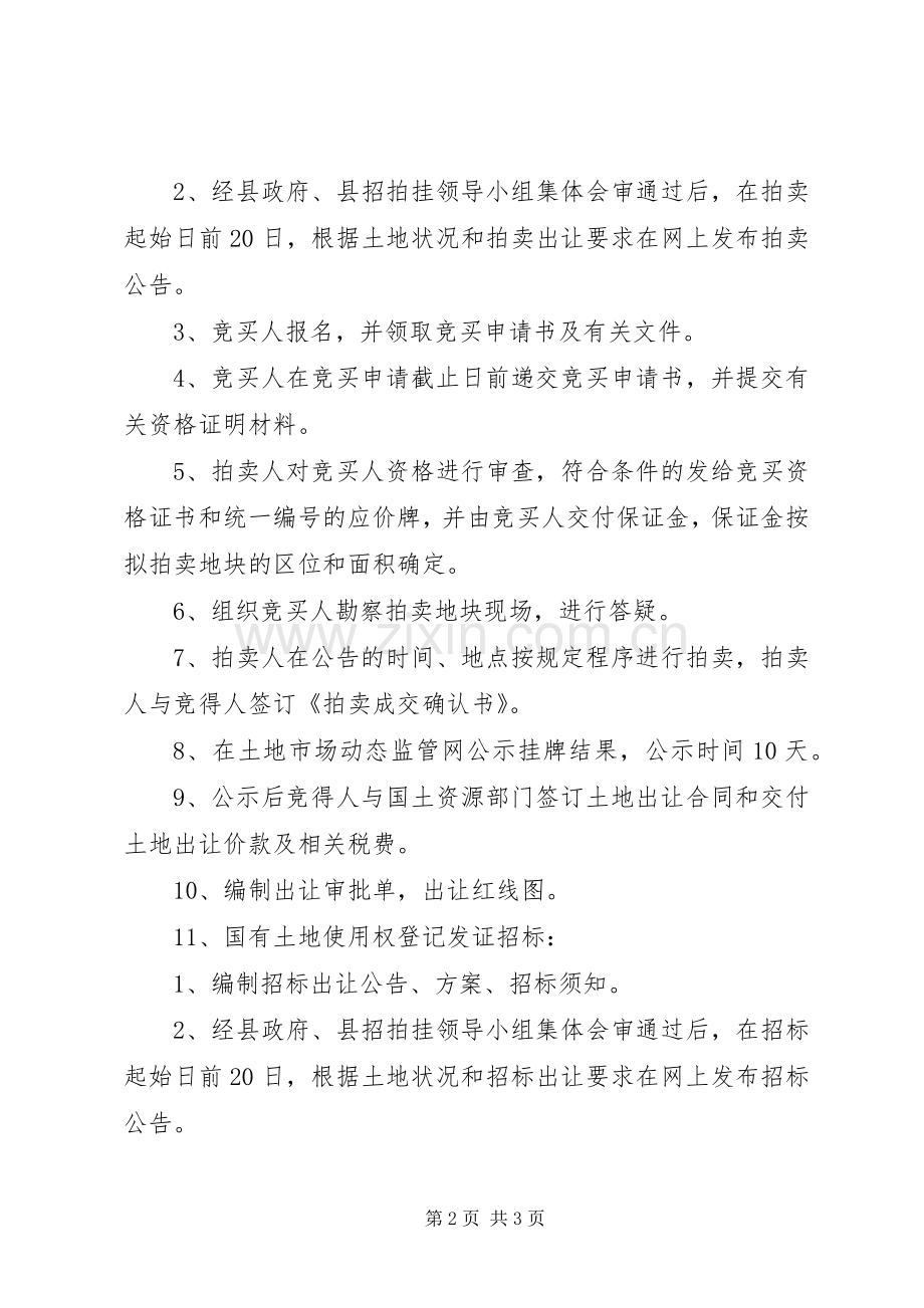 招拍挂出让国有土地使用权所需材料 (2).docx_第2页