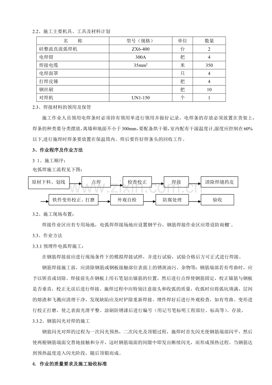 XXXX钢筋焊接施工方案.docx_第2页
