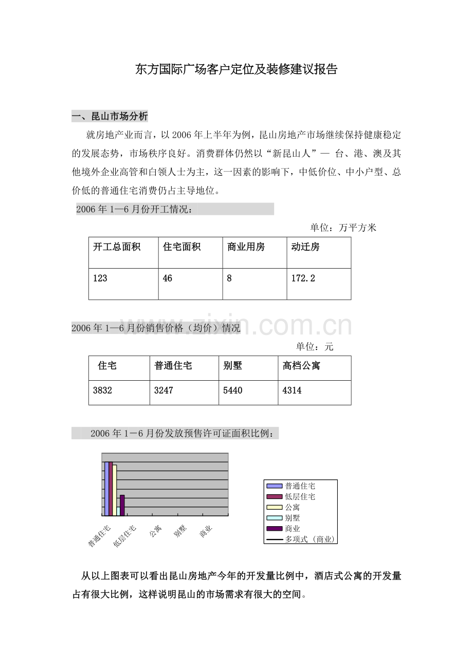 东方国际广场客户定位报告(详细版）.docx_第1页