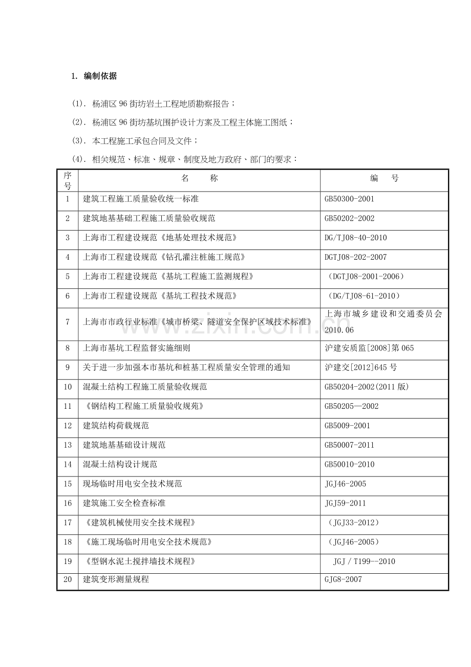 基坑围护及降水专项施工方案.docx_第1页