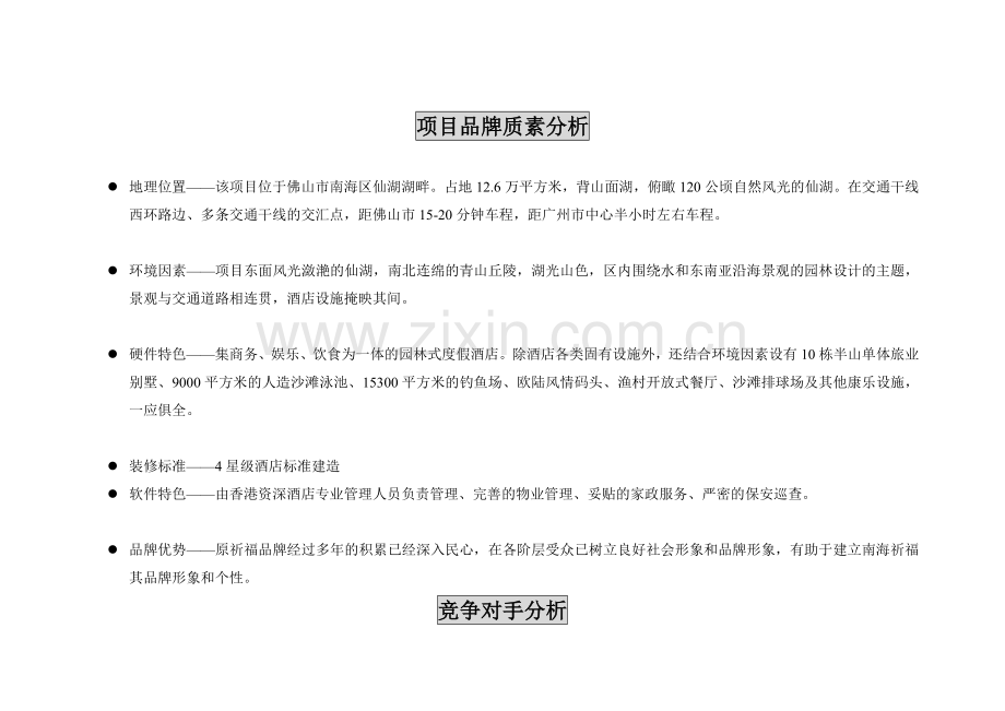 南海某酒店市场定位分析与广告传播.docx_第2页