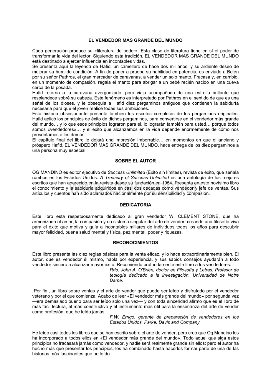 世界上最伟大的销售员西文版EL VENDEDOR MAS GRANDE DEL MUNDO.docx_第2页