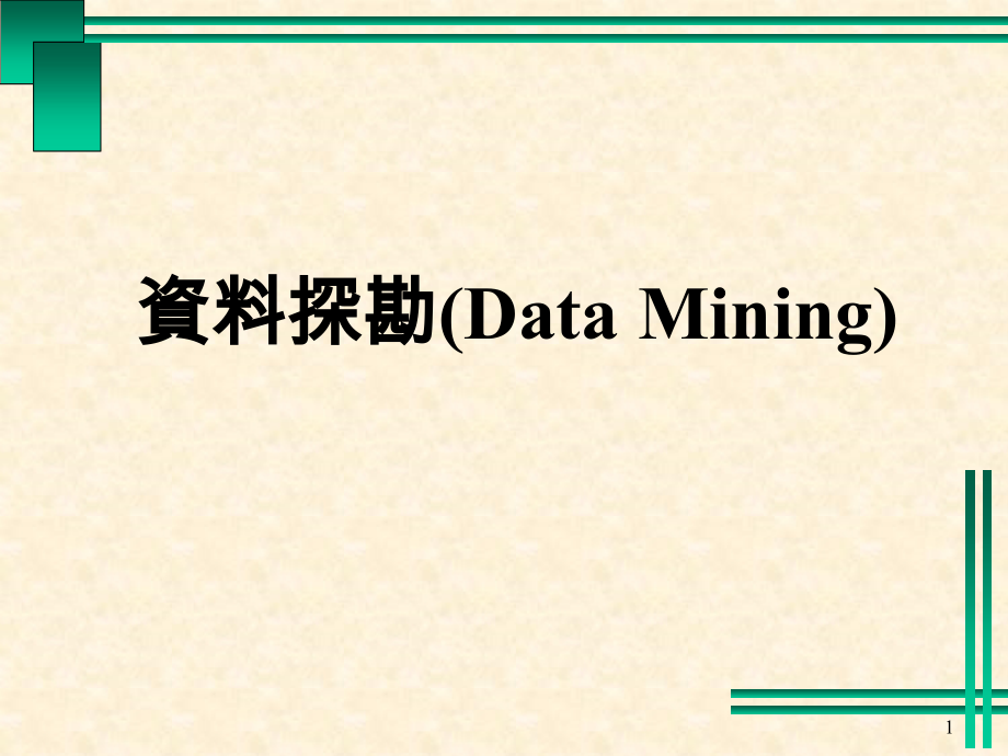 资料探勘(Data Mining).ppt_第1页