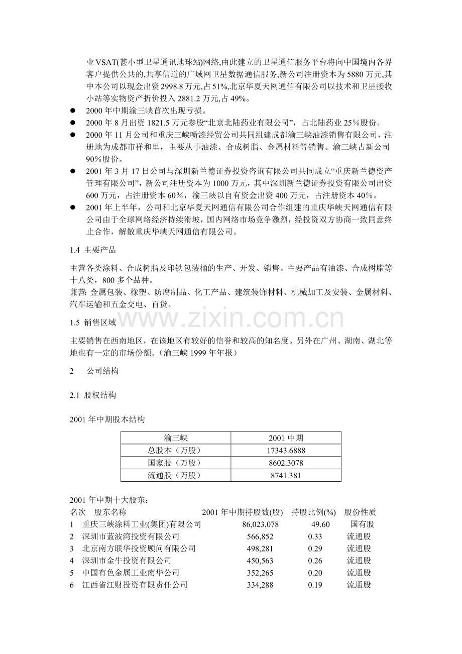 厂商调查之渝三峡调查.docx_第2页