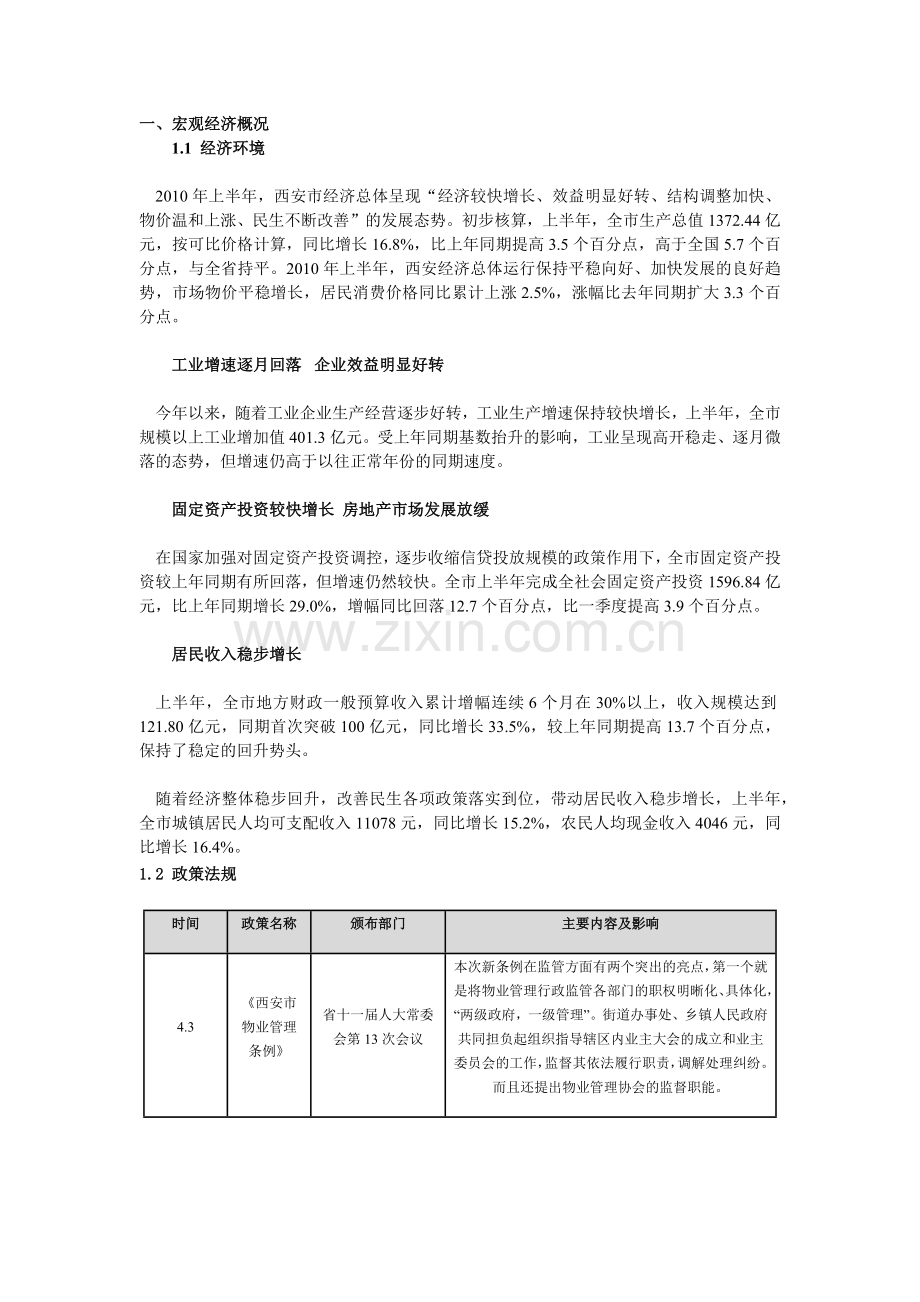 XXXX年2季度西安房地产市场季度分析报告(图)2.docx_第1页