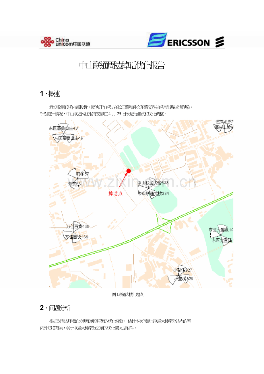 wcdma室内外异频切换语音掉话测试分析报告.doc_第1页