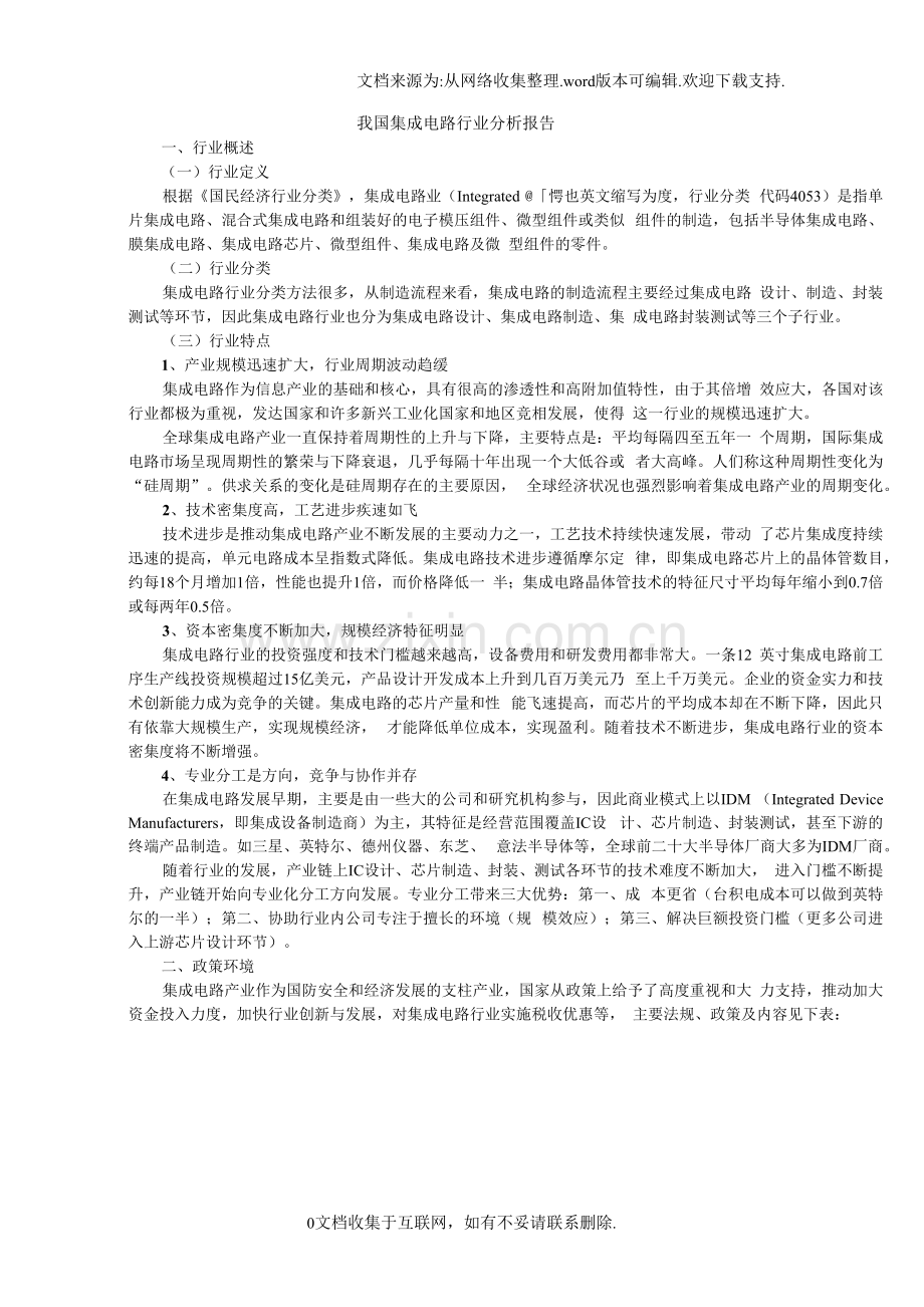 集成电路行业研究分析报告.docx_第1页
