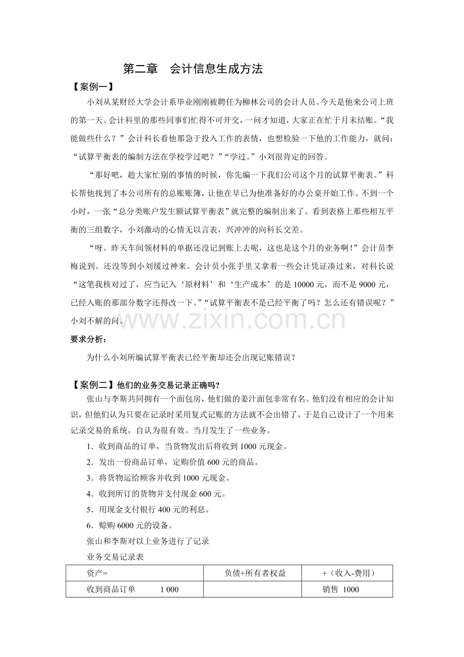 会计学作业--第二章.doc_第1页