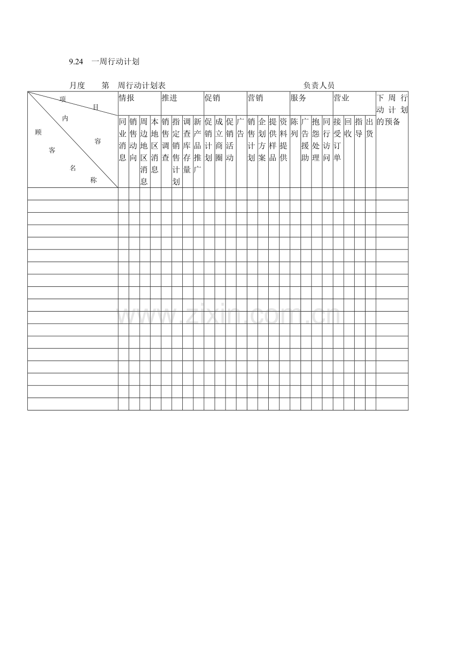 客户拜访一周行动计划.docx_第1页